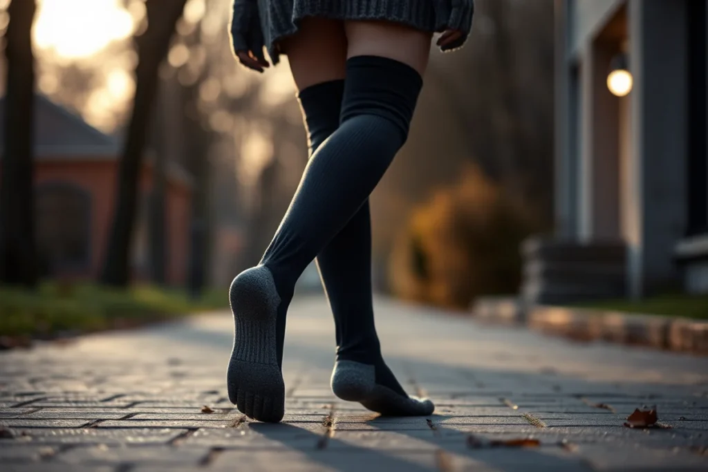 Thigh Length Winter Socks