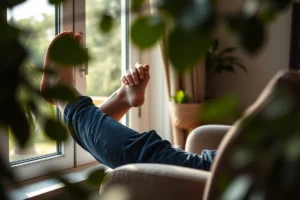 Leg Exerciser While Sitting For Seniors