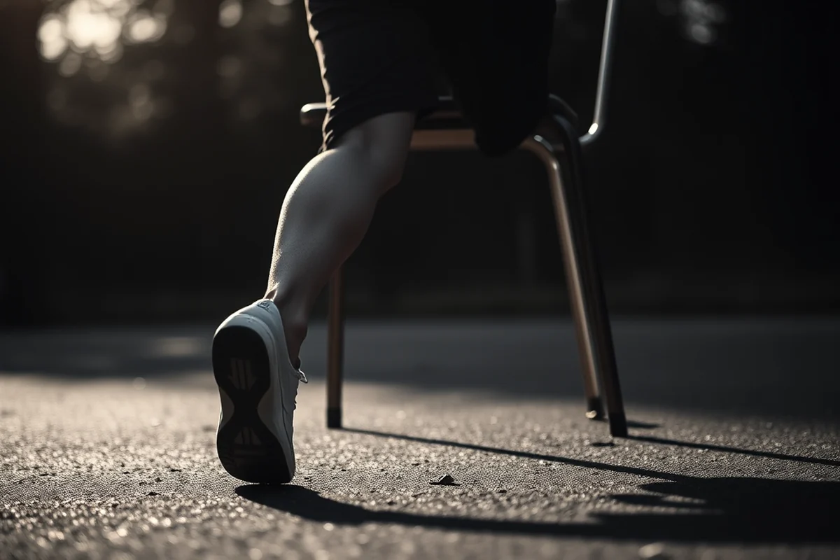 leg exercises in a chair — Leg Exercises In A Chair (step by step)